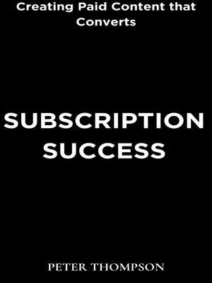 cover image of Subscription Success